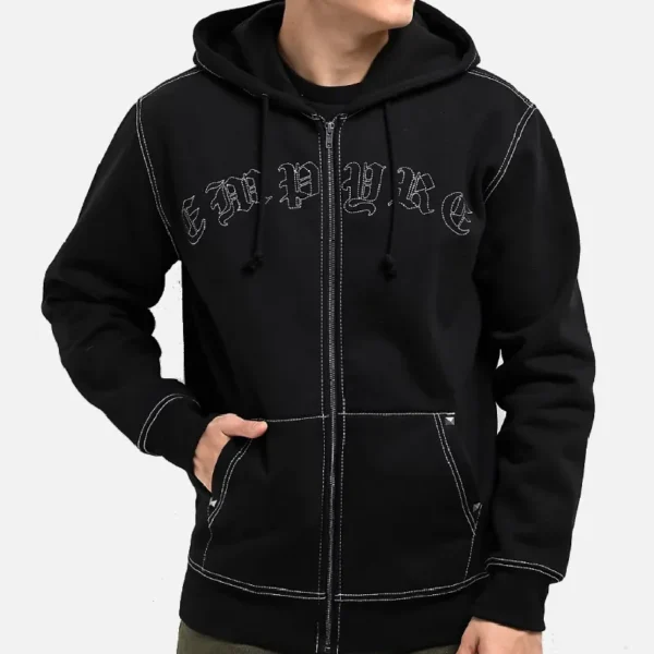 Empyre Bent Metal Black Zip Hoodie