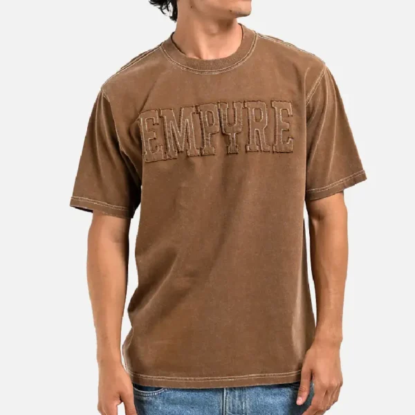 Empyre Cowboy Knit Brown Wash T-Shirt