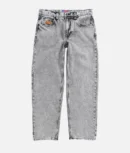 Empyre Embroidered Logo Grey Denim Jeans