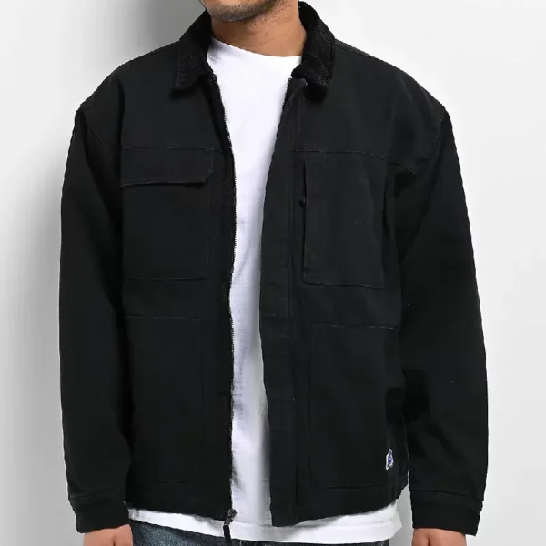 Empyre Grind Chore Black Canvas Jacket