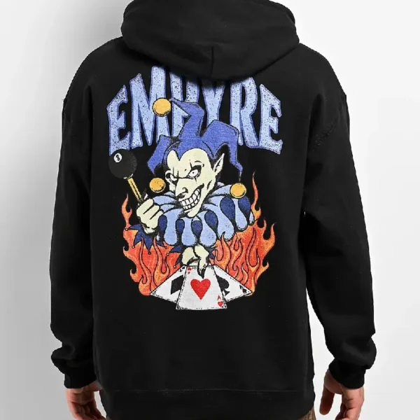 Empyre Jester Cards Black Hoodie