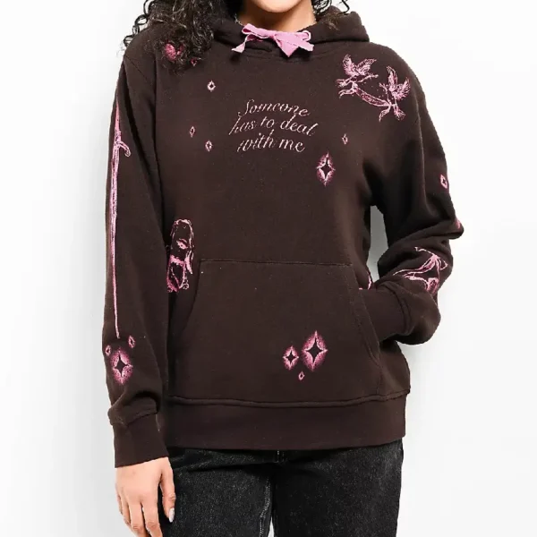 Empyre Laroso Ribbon Brown Hoodie