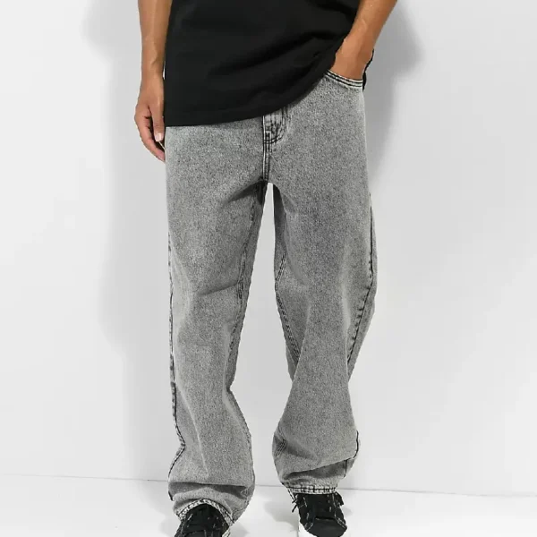 Empyre Loose Fit Scramble Grey Skate Jeans