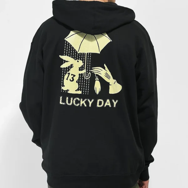 Empyre Lucky Day Black Zip Hoodie