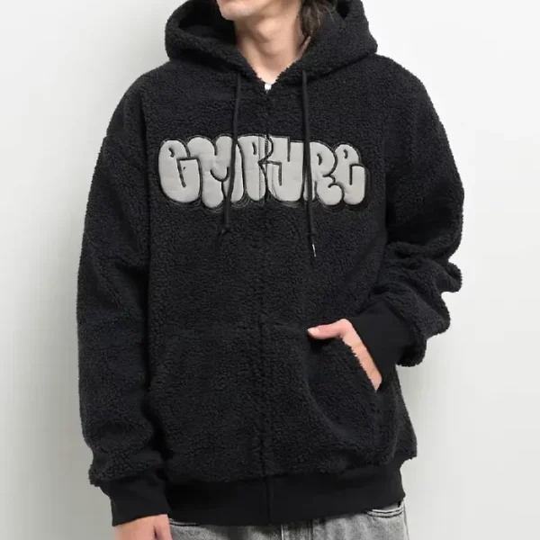 Empyre Sherpa Black Hoodie